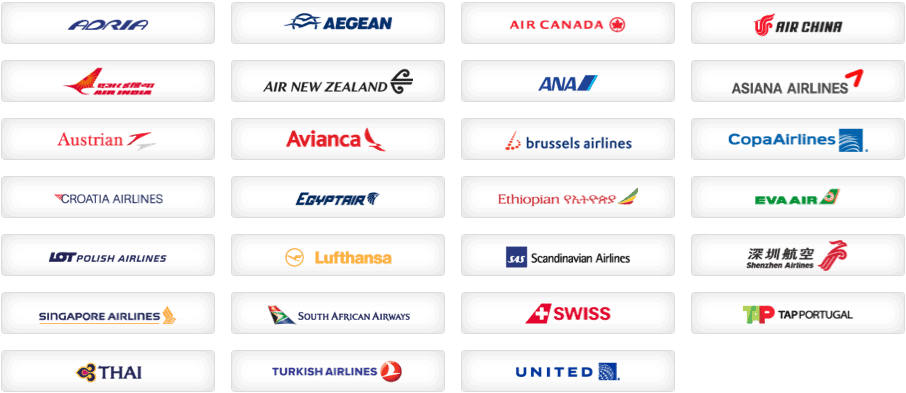 Asiana Star Alliance Award Chart