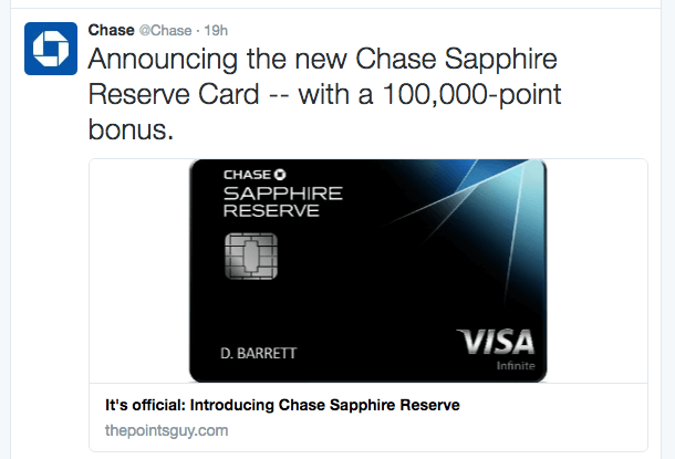 New Chase Premium Credit Card? Rumors of Sapphire Reserve ...