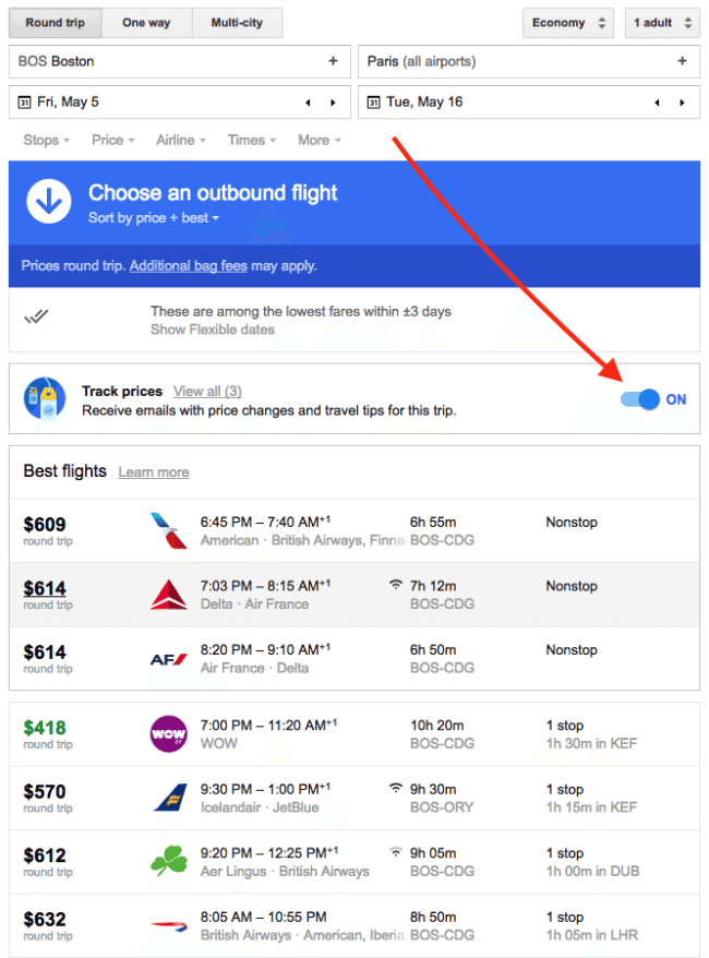 How and Why to Use Google Flights Price Tracker MileValue