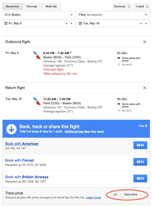 best airline price tracker