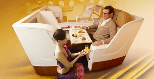 Royal First Class on Thai Airways