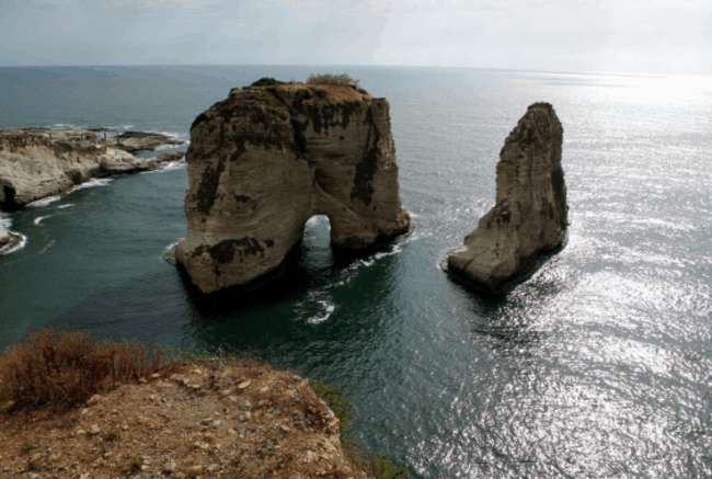 The Rawsheh Rocks in Beirut