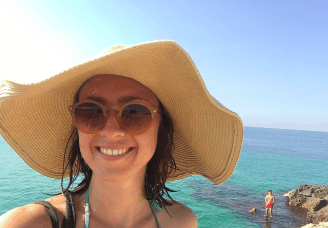 Hats are must in Puglia. The desert terrain doesn't offer a lot of shade.