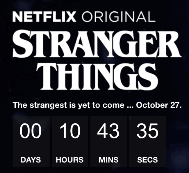 By the time this post published, the new season of Stranger Things will already be out! Eeek!