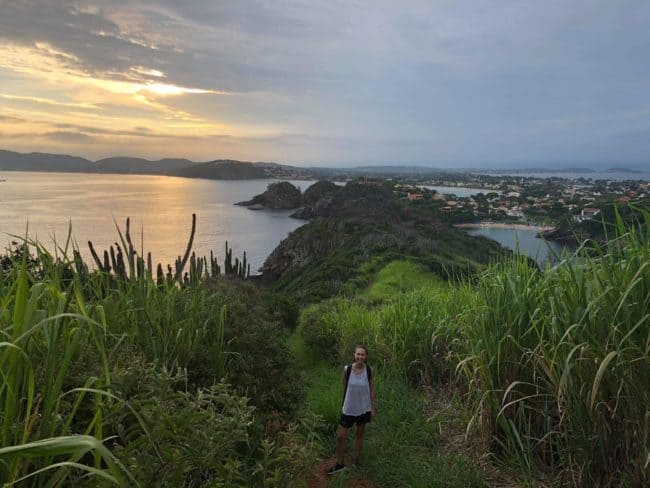 Me hiking in Buzios. Photo credit: Sarah Page Maxwell