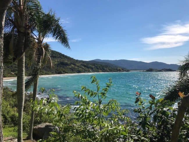 Matadeiro beach from the trail that leads to Lagoinha do Leste