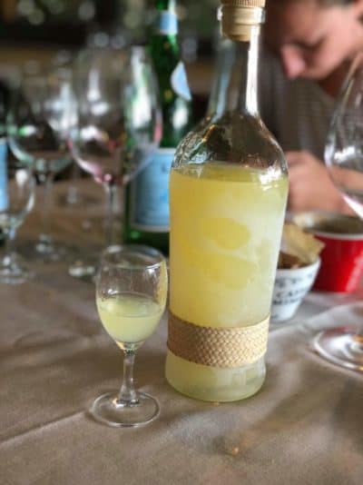 House made limoncello