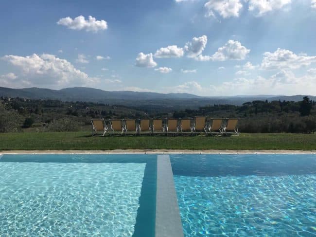 Fattoria di Maino, in the hills north of Florence. Photo by Sarah Page Maxwell