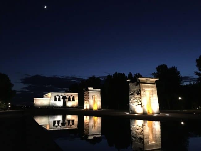 Temple of Debod in Madrid, Photo by Sarah Page Maxwell