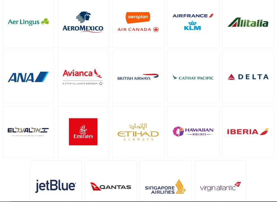 american express travel airline partners