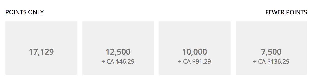 Aeroplan Points Cash