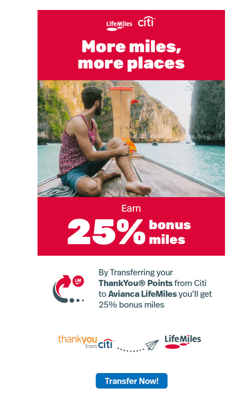 Earn Avianca LifeMiles With Credit Card Transfer Partners