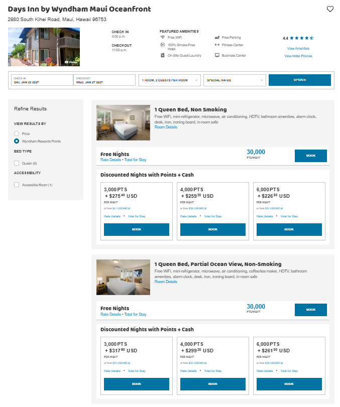 days inn by wyndham maui oceanfront