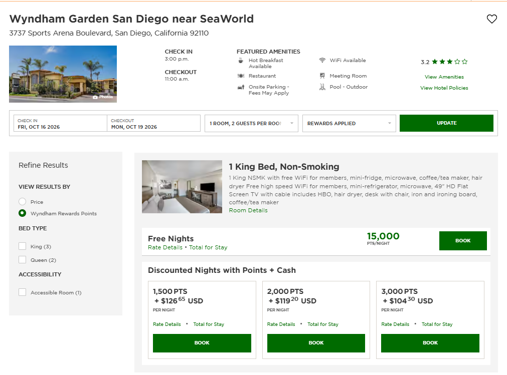 wyndham garden san diego near seaworld