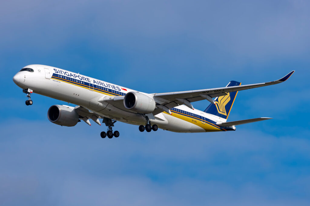 Singapore Airlines Airbus A350 aircraft 
